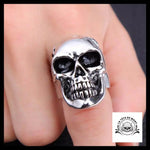 Bague Crâne Brisé (Acier)
