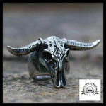 Bague Crâne Buffle