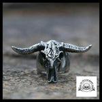 Bague Crâne Buffle