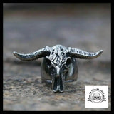Bague Crâne Buffle