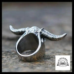 Bague Crâne Buffle