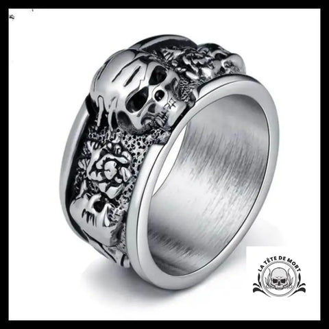 Bague Crâne Caraïbes