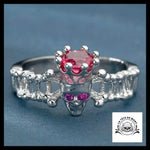 Bague Crâne Couronne (Acier)