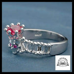 Bague Crâne Couronne (Acier)