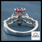 Bague Crâne Couronne (Acier)