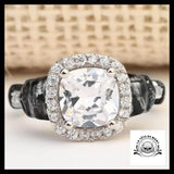 Bague Crâne Diamant (Acier)