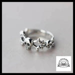 Bague Crâne Femme En Argent