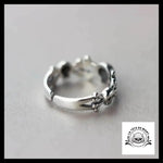 Bague Crâne Femme En Argent