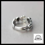 Bague Crâne Femme En Argent