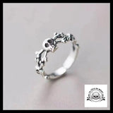 Bague Crâne Femme En Argent