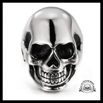 Bague Crâne Fendu (Acier)