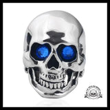Bague Crâne Fendu (Acier)