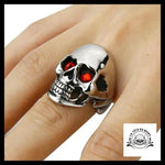 Bague Crâne Fendu (Acier)