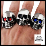 Bague Crâne Fendu (Acier)