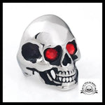 Bague Crâne Fendu (Acier)