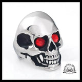Bague Crâne Fendu (Acier)