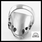 Bague Crâne Fendu (Acier)