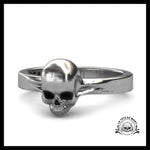 Bague Crâne Gothique (Acier)