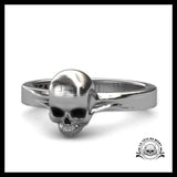 Bague Crâne Gothique (Acier)
