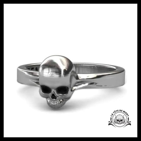 Bague Crâne Gothique (Acier)