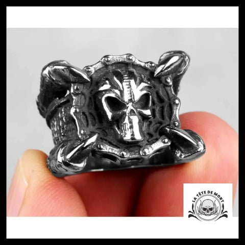 Bague Crâne Griffe