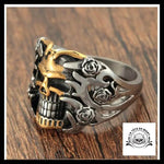 Bague Crâne Homme (Acier)