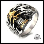 Bague Crâne Homme (Acier)