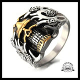Bague Crâne Homme (Acier)