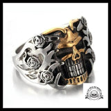 Bague Crâne Homme (Acier)