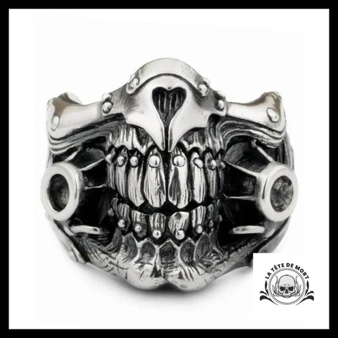 Bague Crâne Mad Max (Argent)
