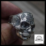 Bague Crâne Mandala