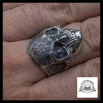 Bague Crâne Mandala