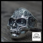 Bague Crâne Mandala