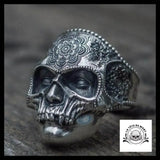 Bague Crâne Mandala