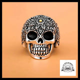 Bague Crâne Mexicain (Argent)