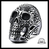 Bague Crâne Mexicain Calavera (Acier)