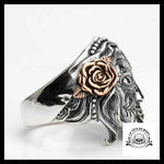 Bague Crâne Mexicain Catrina (Argent)