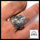 Bague Crâne Mexicain Catrina (Argent)
