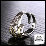 Bague Crâne Mexicain Homme (Argent)