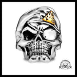 Bague Crâne Militaire (Argent)