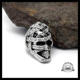 Bague Crâne Momifié (Acier)