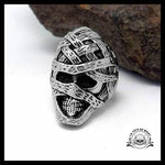 Bague Crâne Momifié (Acier)