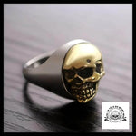 Bague Crâne Or (Argent)