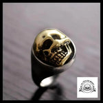 Bague Crâne Or (Argent)