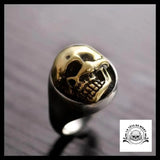 Bague Crâne Or (Argent)