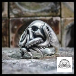 Bague Crâne Pieuvre