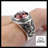Bague Crâne Pirate (Argent)