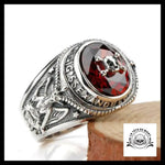 Bague Crâne Pirate (Argent)