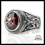 Bague Crâne Pirate (Argent)