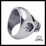 Bague Crâne Punk (Acier)